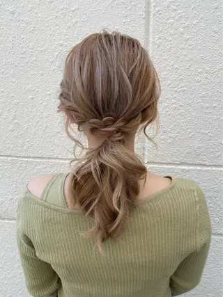 ヘアアレンジ Hair　space Rizm　green所属・sayumi 🍒のヘアスタイル