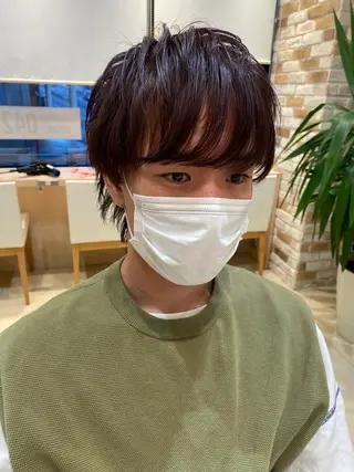 ショート カラー メンズ 🩵波巻き／ツイスパ HARU💎のヘアスタイル