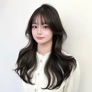 ロング カラー 韓国ヘア🇰🇷× 髪質改善🫧テルのヘアスタイル