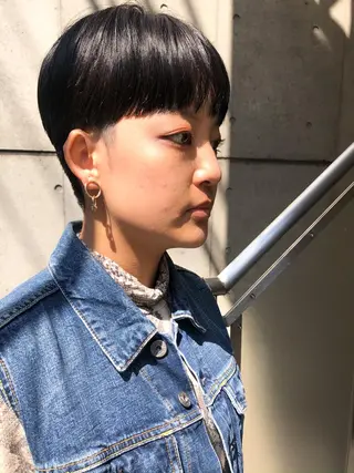 ショート 🌈圧倒的デザイン パーマ　関和希のヘアスタイル