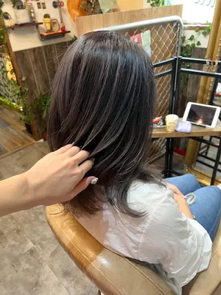 ミディアム カラー カラーパティシエ facce🌼ikoのヘアスタイル