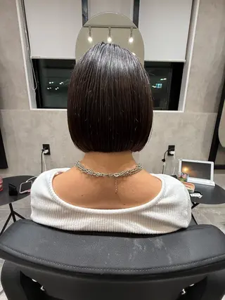 ショート 森本峻介 ボブ/透明感カラーのヘアスタイル