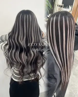 カラー 🖤ROSEL／ KUREA🖤のヘアスタイル