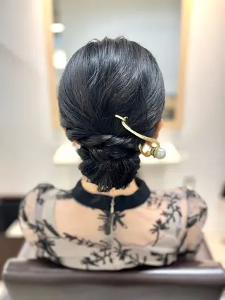 ヘアアレンジ 似合わせヘアメイク 💐オダギリチアキのヘアスタイル