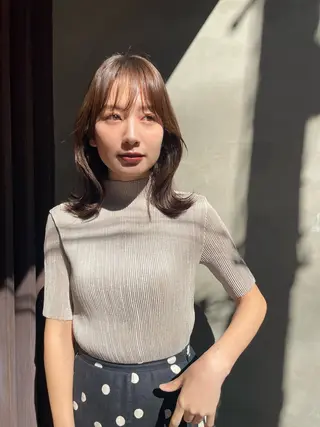 ミディアム カラー 原宿/ケパーマ 🧺ユウマのヘアスタイル