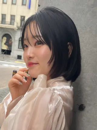 ショート ✨艶髪🍒ナチュラル な縮毛矯正🍊Noaのヘアスタイル