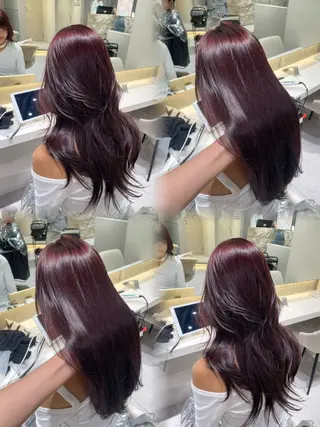 ロング カラー 似合わせカラー× ウルフカット/ホマレのヘアスタイル