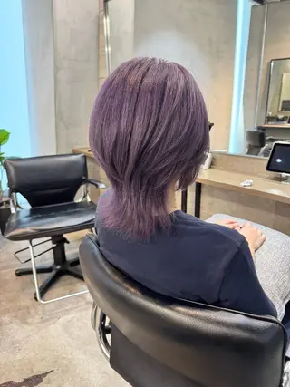 ミディアム 髪質改善＆艶カラー Zina💋池袋のヘアスタイル