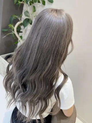 ロング Dope LIT所属・LA KUのヘアスタイル