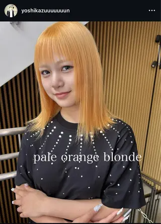 セミロング カラー Selenehair 三条本店のヘアスタイル