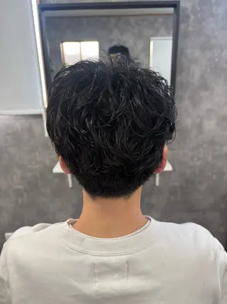 パーマ メンズ ヘアーメイクマロン ヘアーメイクマロンのヘアスタイル