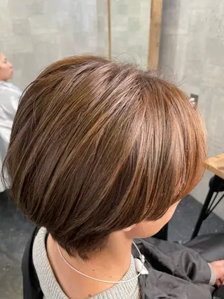 ショート Agu  hair  西川田店所属・大橋 綾子のヘアスタイル