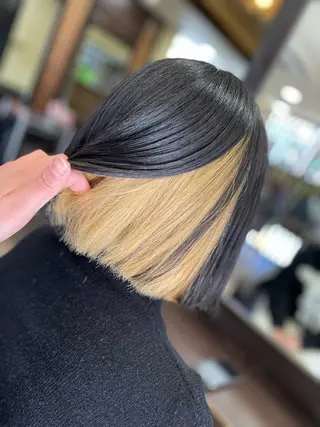 ミディアム 野地 渚のヘアスタイル