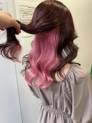 セミロング 🩶【推しハイトーン 】yuzu🩶のヘアスタイル