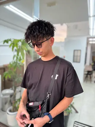 ショート パーマ メンズ メンズパーマの達人 / タカシマダイスケのヘアスタイル