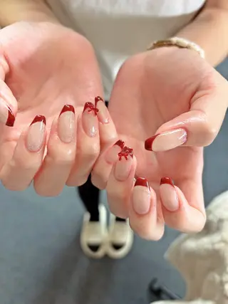 ネイル 🎀NAIL🎀 AI🪄︎︎◝✩のネイルデザイン