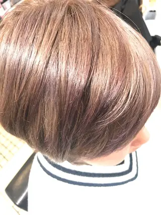 ショート カラー TERRACE 福島所属・shi hoのヘアスタイル