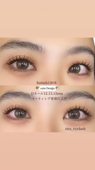 マツエク・マツパ enable所属・Riru eyelashのマツエク・マツパデザイン