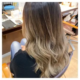 ロング カラー 🦖稲葉菜月🦖 異動しましたのヘアスタイル