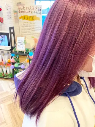 セミロング カラー Gain池下 レディースのヘアスタイル