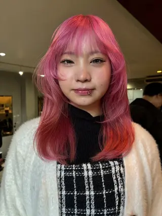 ミディアム カラー 中目黒メンズ刈り上げ Harunaのヘアスタイル