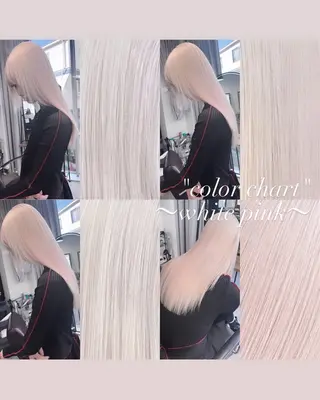 ロング カラー 💜ハイトーン💛 マジカルかいちゃんのヘアスタイル