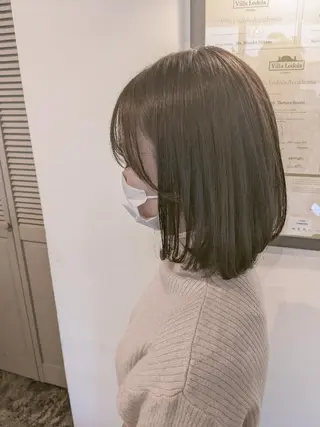 ミディアム カラー 中野 雅子のヘアスタイル