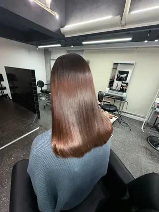 ロング パーマ 髪質改善⭐️縮毛矯正 中野⭐️Rinaのヘアスタイル