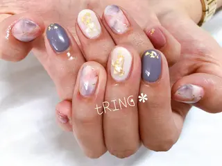 ネイル tRING＊ しいの木台のネイルデザイン