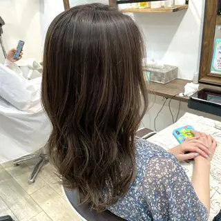 ロング カラー ヘアアレンジ 髪質改善🫧美髪矯正 🤍Yuiのヘアスタイル