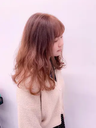 セミロング 【美容室が苦手な方 専問美容室】MIHOのヘアスタイル