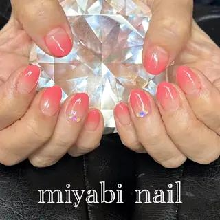 ネイル miyabi nail 桂川駅近くのネイルデザイン