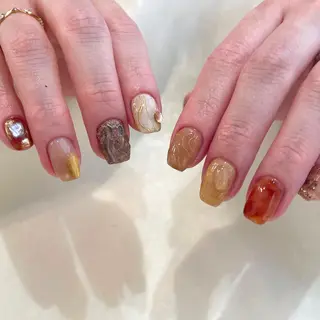 ネイル 新井 ひなののネイルデザイン