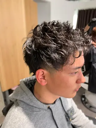 ショート パーマ FRISEUR smile&gentleman所属・【川西能勢口駅1分】 木村　翔乃佑のヘアスタイル