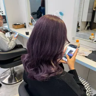 ロング カラー 暖色🩷透明感カラー ♡Maika♡のヘアスタイル