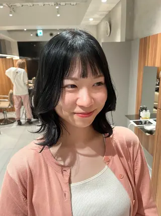 ミディアム カラー まつ毛パーマ 🫧kaede🫧のマツエク・マツパデザイン