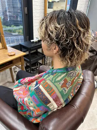 パーマ メンズ Rubik's茶屋町 MARINのヘアスタイル