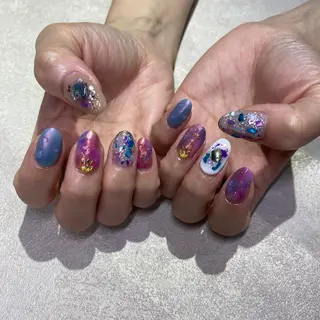 ネイル Amber21.所属・Nagahama Akariのネイルデザイン