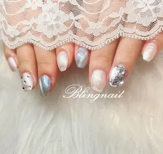 ネイル 23時まで❤︎韓国、 ワンホンネイルのネイルデザイン