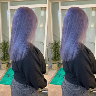 ロング カラー yori SAPPORO所属・yoriダブルカラー 代表すがわらのヘアスタイル