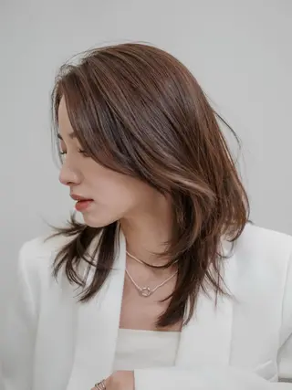 ミディアム COA銀座所属・ミディアムモデル 募集中/村上廉のヘアスタイル