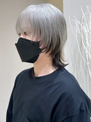 ミディアム 🩵縮毛矯正・ボブ 岩原朋也🩵のヘアスタイル