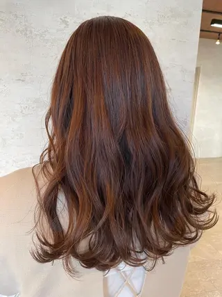 ロング カラー 女性に人気♪ はやしほのかのヘアスタイル