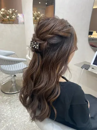 ロング カラー ヘアアレンジ なな💎韓国系/ 渋谷💎のヘアスタイル