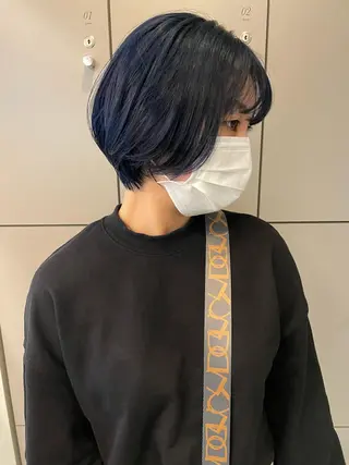 ショート C’LD hair  produce /シールドヘア所属・モテ髪/ボブ/ショー ト/アダチフウトのヘアスタイル