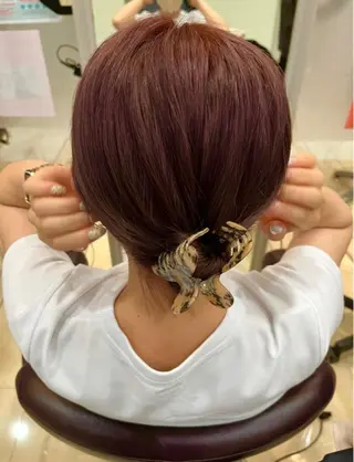 ミディアム カラー 五味優莉🫧 ͛.* 似合わせ/レイヤーのヘアスタイル