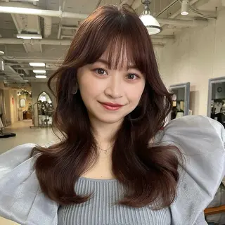 ロング カラー 髪質改善 竹川裕太のヘアスタイル