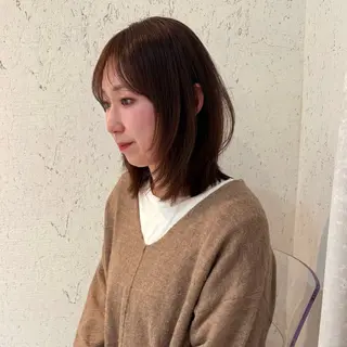ミディアム パーマ mai / linoah˚✧のヘアスタイル