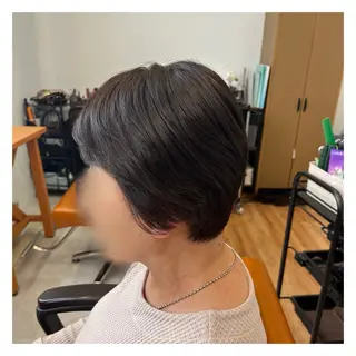 ショート agu hair north所属・北上 春華のヘアスタイル
