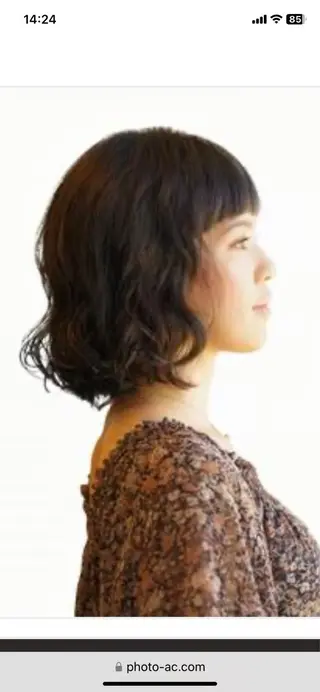 パーマ 只野 智子のヘアスタイル